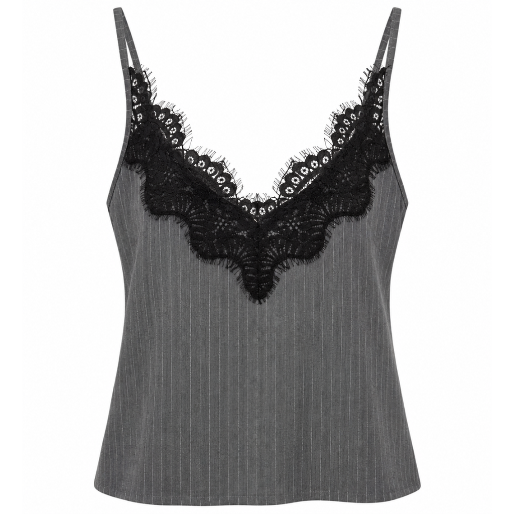 TOP GESSATO CON PIZZO