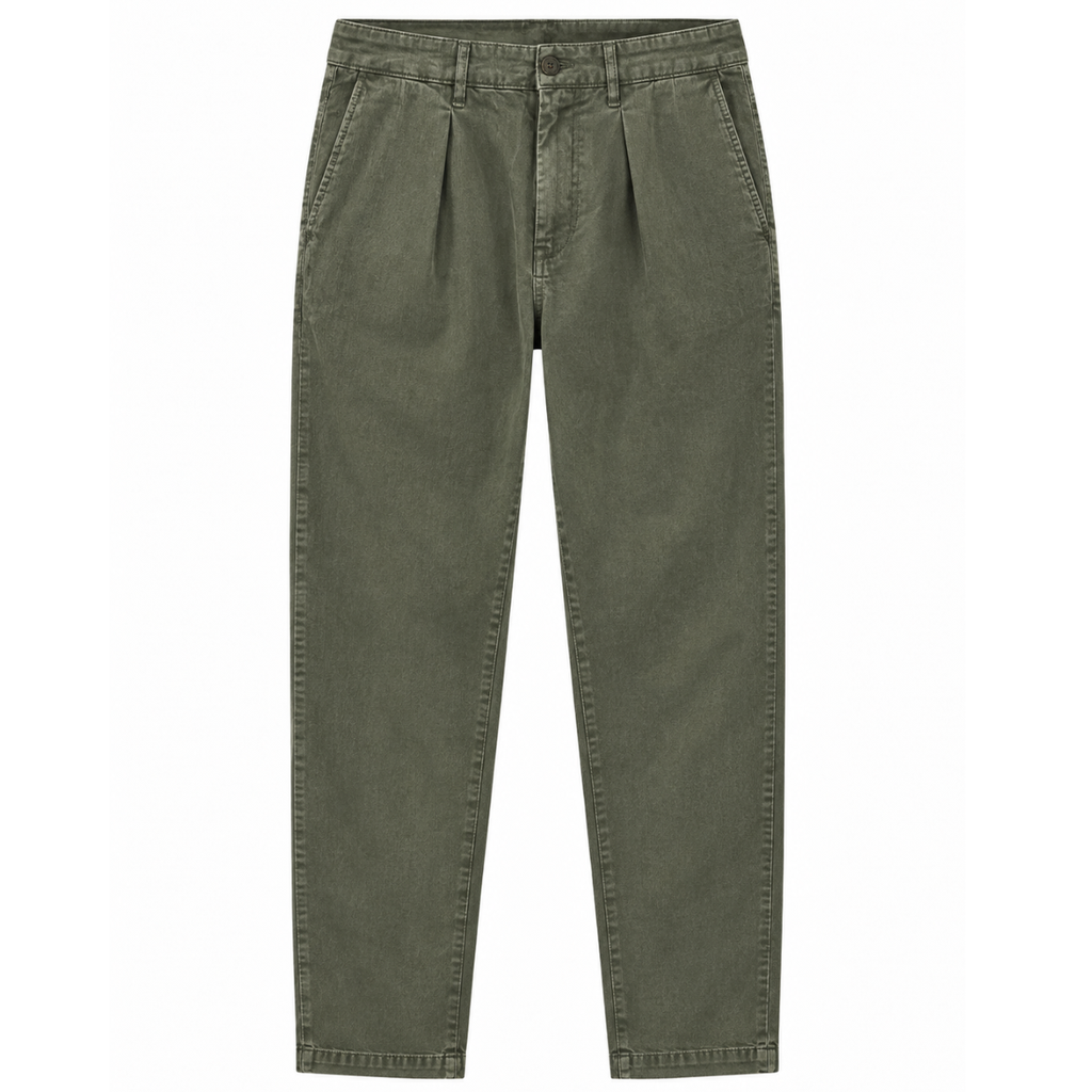 PANTALONE IN COTONE LAVATO