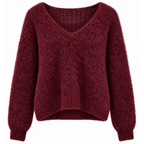 MAGLIONE SCOLLO A V