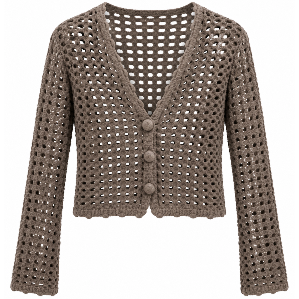 CARDIGAN TRAFORATO
