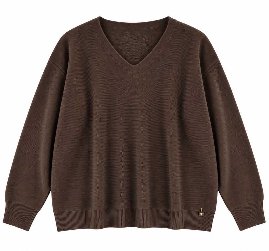MAGLIONE SCOLLO A V
