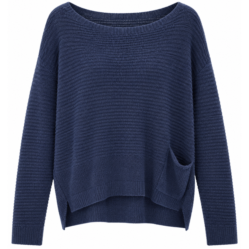 MAGLIA CON TASCA APPLICATA