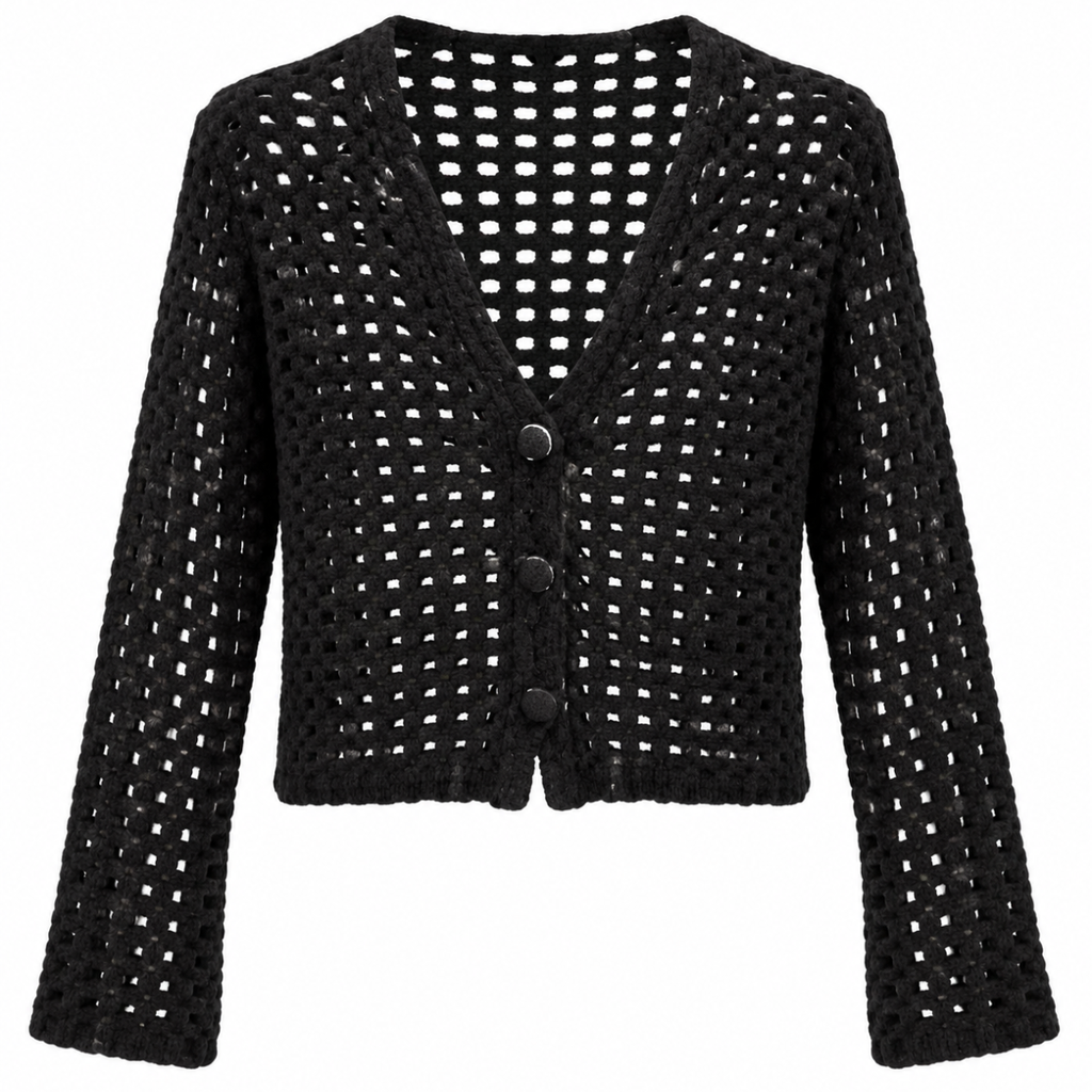 CARDIGAN TRAFORATO
