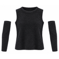MAGLIA CON MANICOTTI