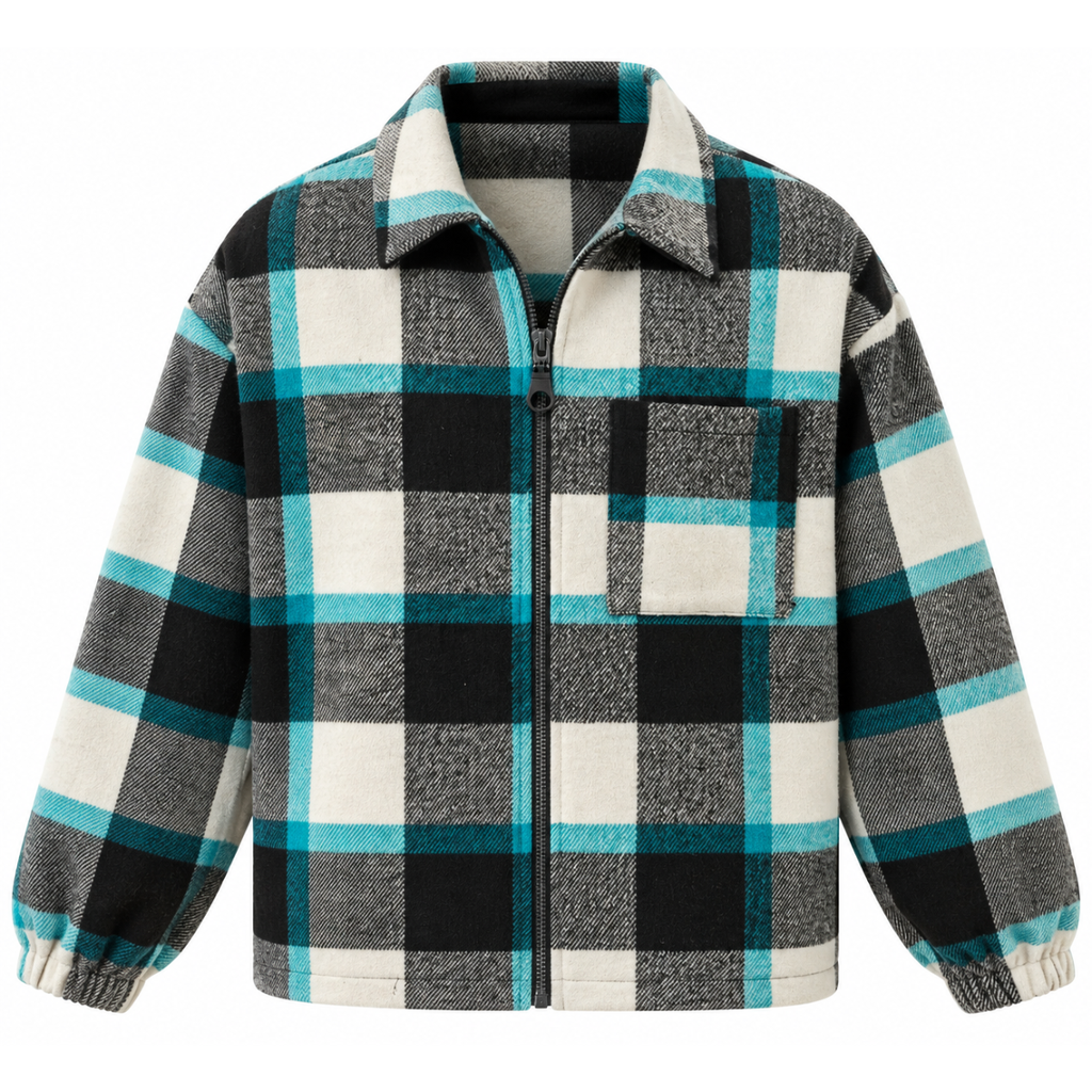 OVERSHIRT QUADRI IN FLANELLA