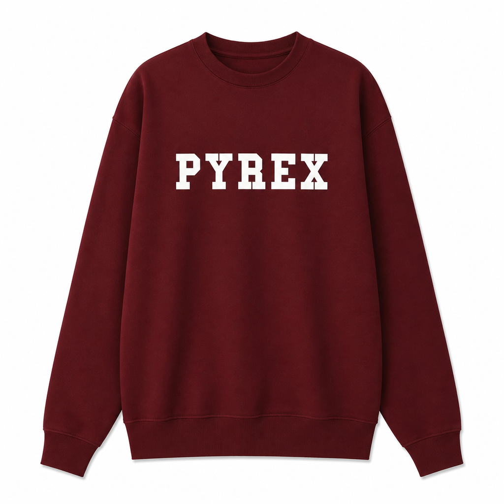 Felpa girocollo Pyrex