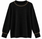 MAGLIONE CON DETTAGLI GIOIELLO