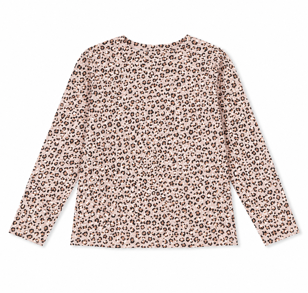 T-shirt leopardata