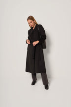 Cappotto lungo con cintura