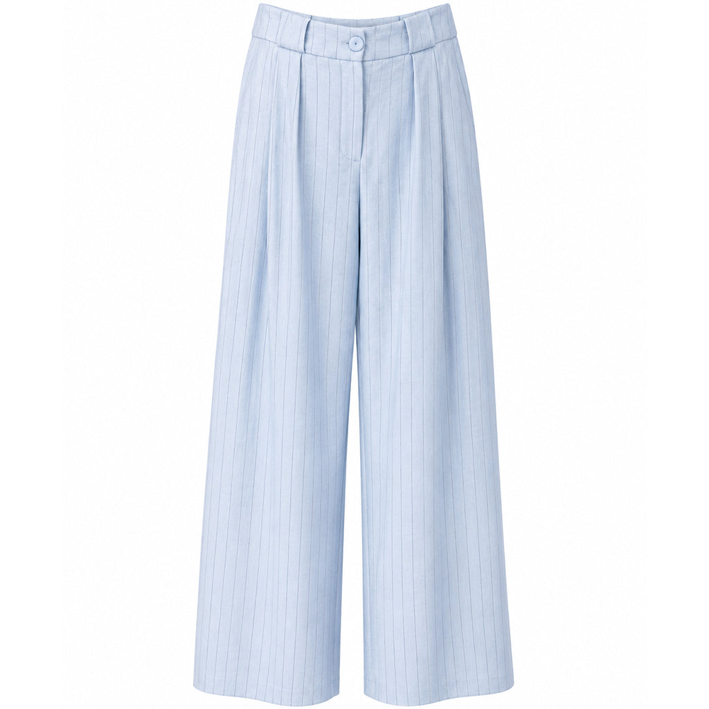 Pantalone Palazzo Gessato Donna