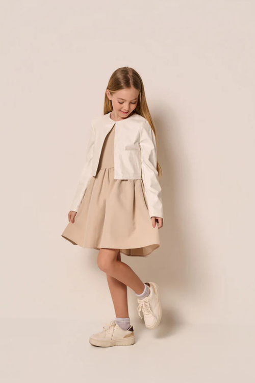 Abito Bambina Svasato Elegante
