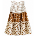 ABITO SMANICATO CON POIS E CUORI