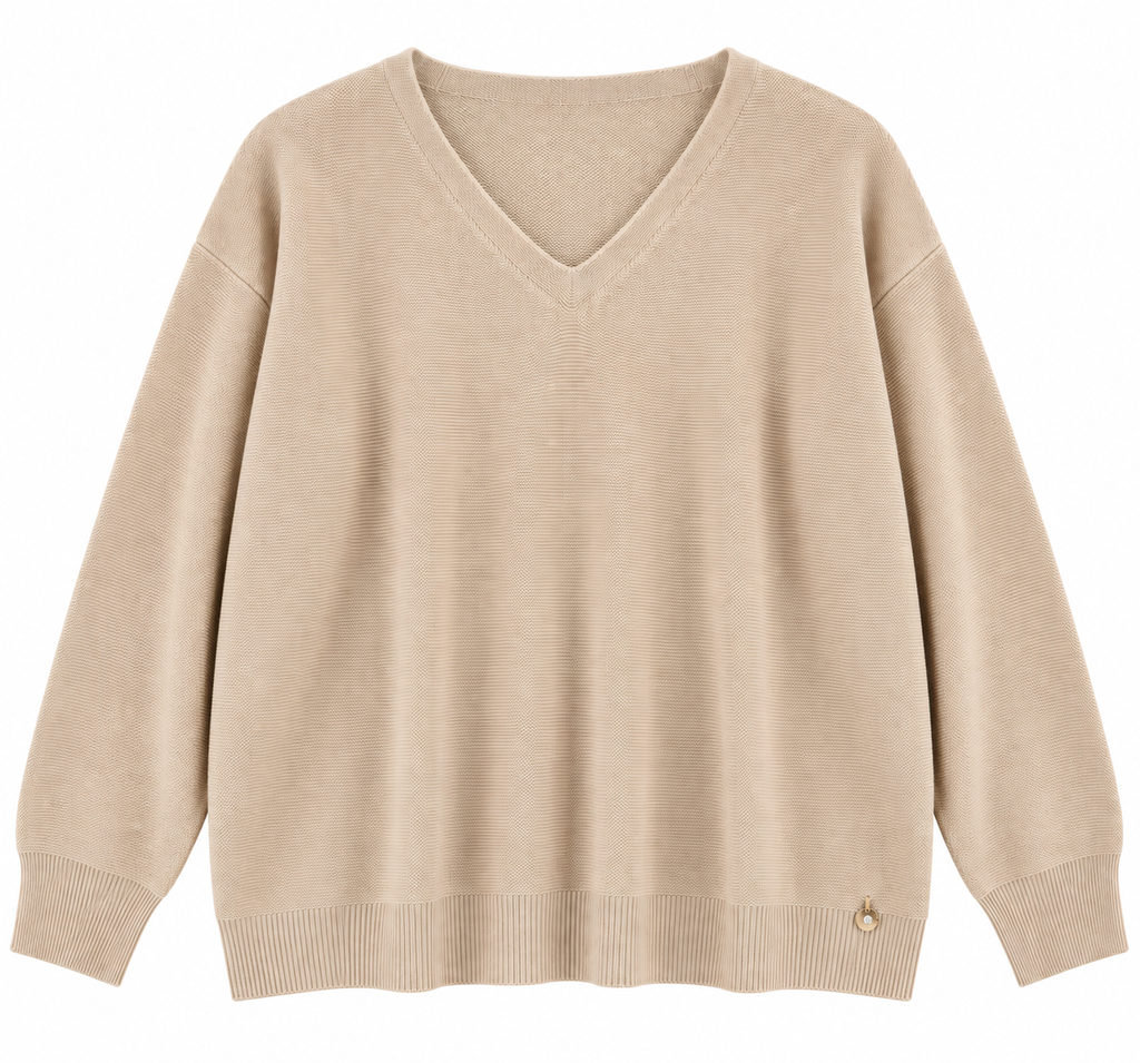 MAGLIONE SCOLLO A V