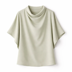 Casacca Con Maniche Kimono e collo a Ciambella