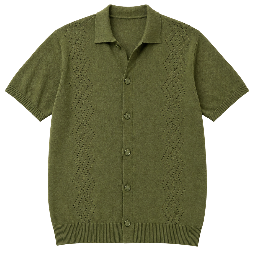 Polo Camicia in Maglia
