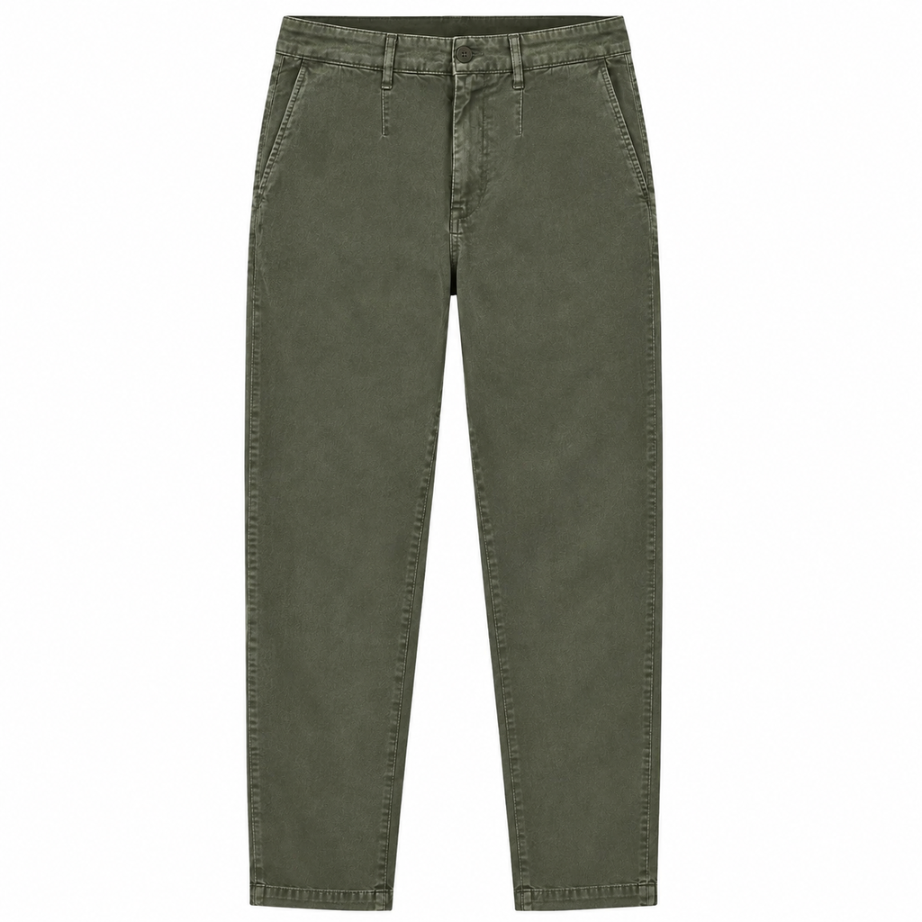 PANTALONE IN COTONE LAVATO