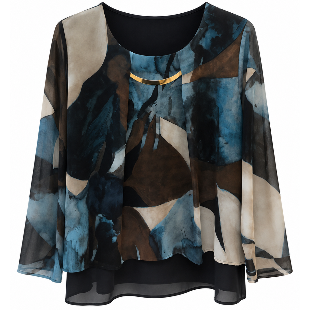 BLUSA CON COLLANA