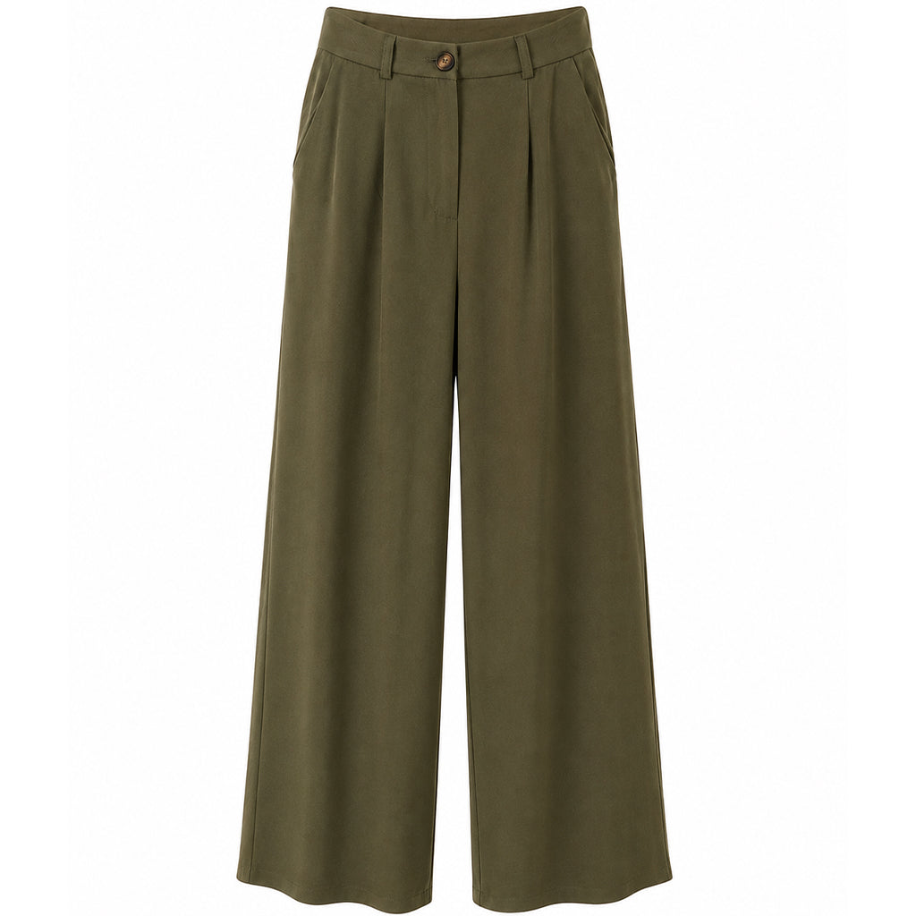 Pantalone Donna a Gamba Larga