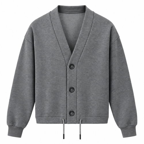 CARDIGAN IN FELPA