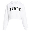 Felpa Bambina Crop con Cappuccio Pyrex
