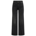 Jeans Donna Wide Leg a Vita Alta – Nero Lavaggio Scuro