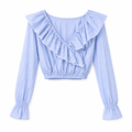 Blusa Bambina con Rouches