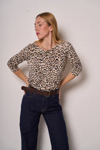 Maglia Donna Animalier a Manica 3/4