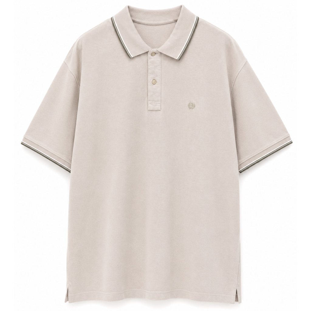 POLO CON DOPPIO BORDINO