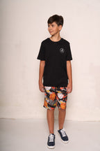 Pantaloncino corto da bambino con stampa
