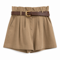 SHORTS CON VITA ARRICCIATA