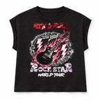 T-shirt Rock & Roll Stampa Grafica