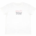 T-shirt bianca “Gemelli” con stampa segno zodiacale