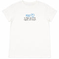 T-shirt bianca “Pesci” con stampa segno zodiacale