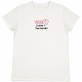 T-shirt bianca “Vergine” con stampa segno zodiacale