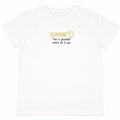 T-shirt bianca “Scorpione” con stampa segno zodiacale