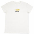 T-shirt bianca “Toro” con stampa segno zodiacale