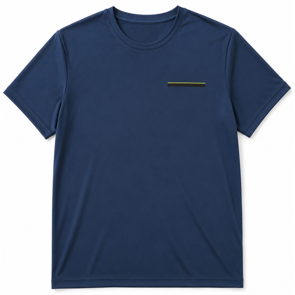 T-Shirt Uomo Sportiva Con Tessuto Tecnico