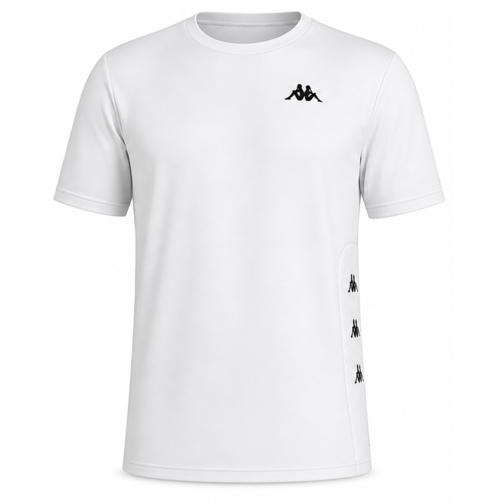 T-shirt Kappa con logo laterale e inserti tecnici