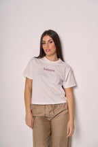 T-shirt Donna con Scritta “Amore”