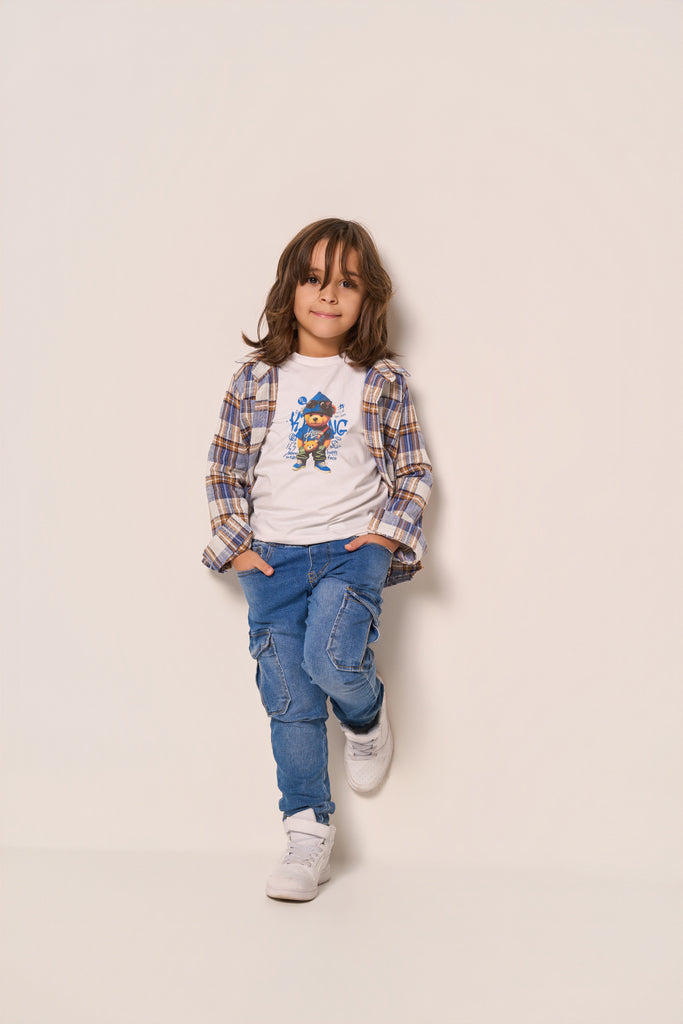 T-shirt e Camicia Bambino Urban Layered Look