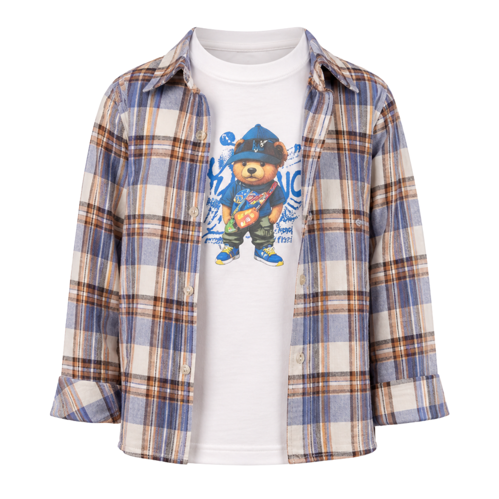 T-shirt e Camicia Bambino Urban Layered Look