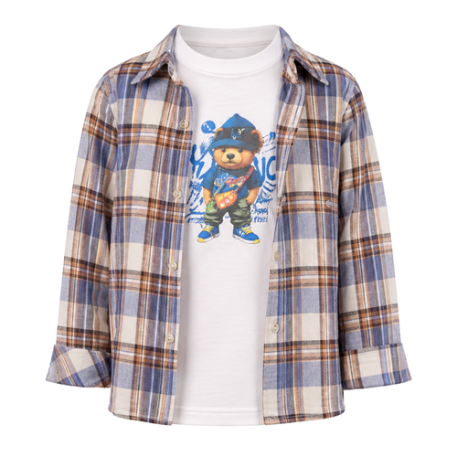 T-shirt e Camicia Bambino Urban Layered Look