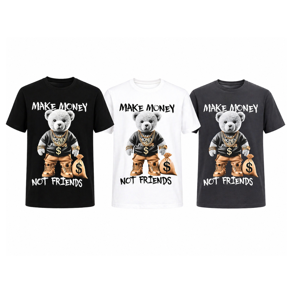 T-Shirt Uomo Nera con Stampa Grafica