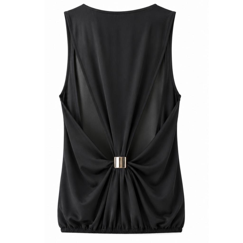 TOP SCHIENA CON ACCESSORIO