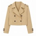 Giacca Donna Modello Trench Corto