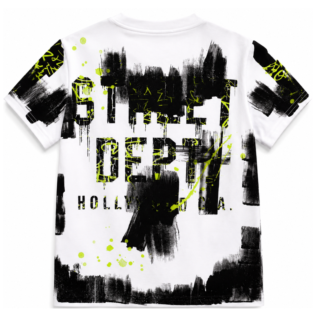 T-SHIRT GIROCOLLO CON STAMPA