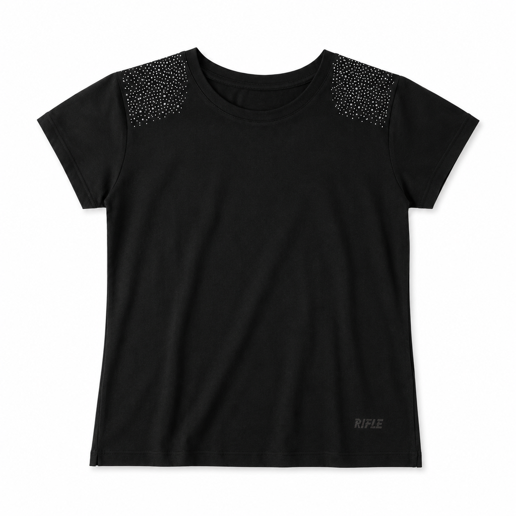 T-SHIRT CON STRASS