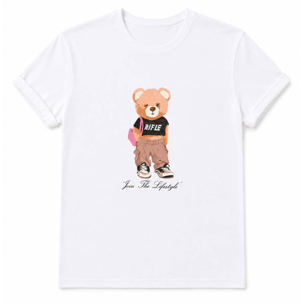 T-SHIRT MANICHE CON RISVOLTO