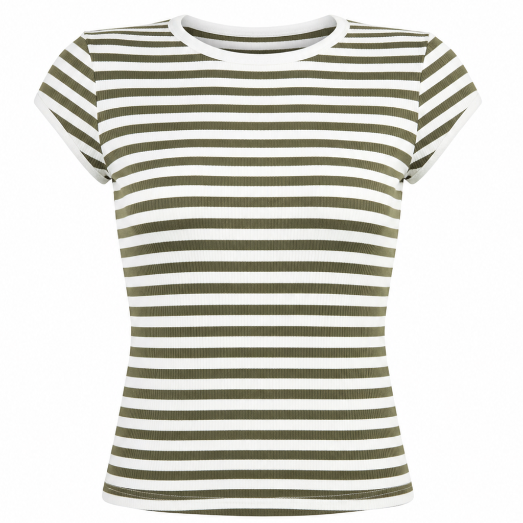 T-SHIRT RIGATA A COSTINE