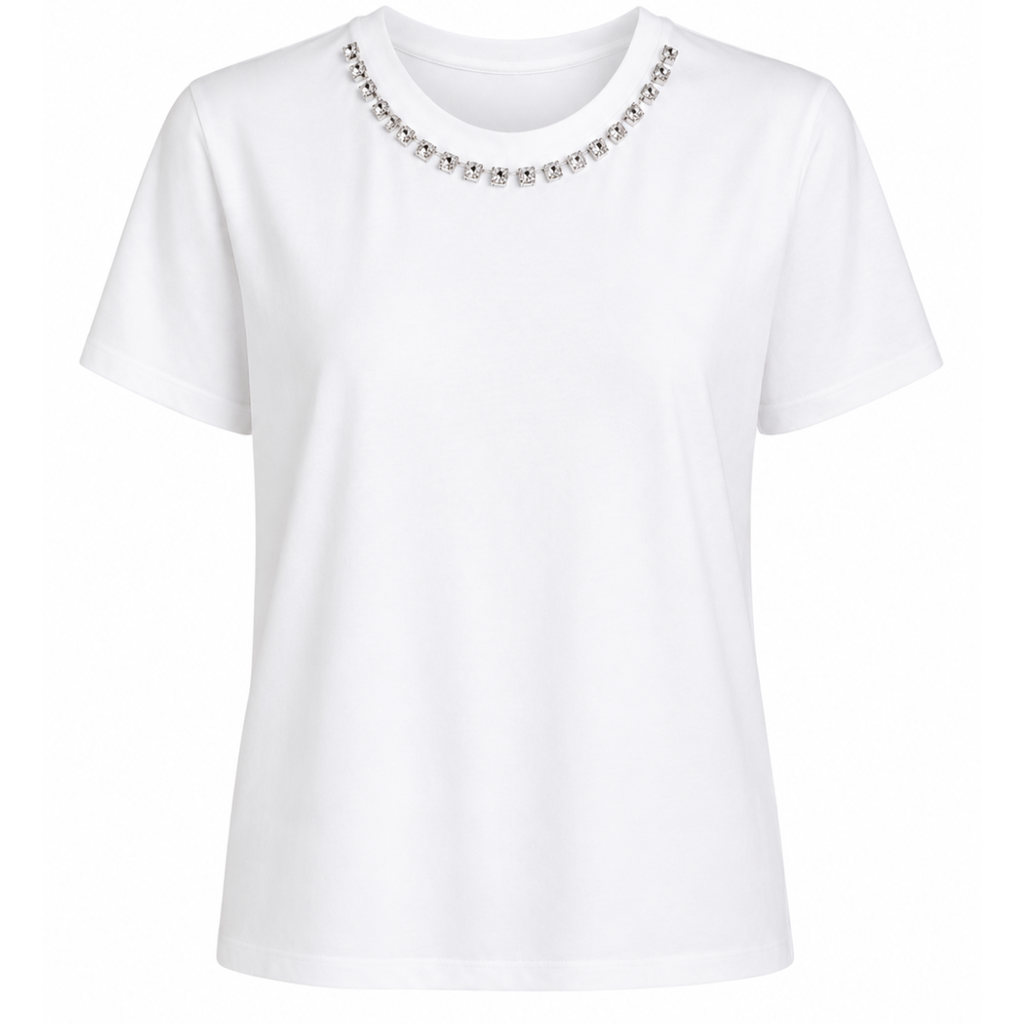 T-SHIRT CON STRASS